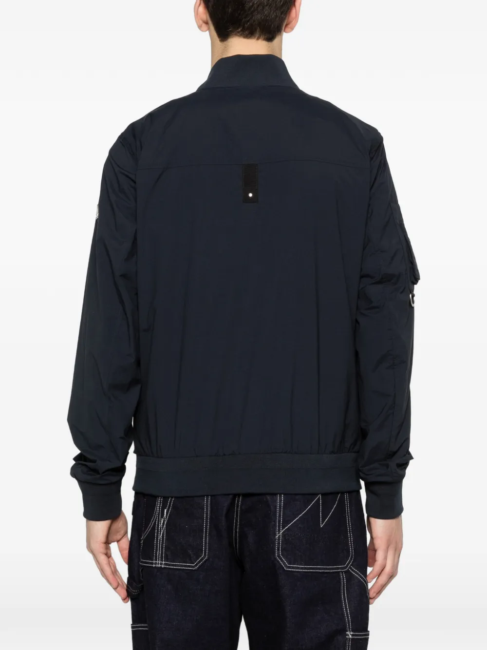 Moose Knuckles Bomberjack met ritszak Blauw