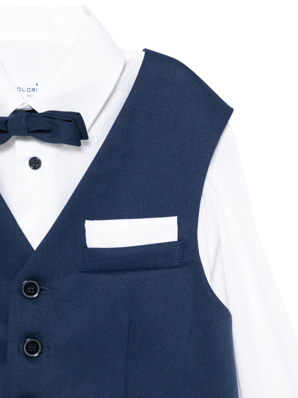  Colorichiari Blue Suit Set Of Four 