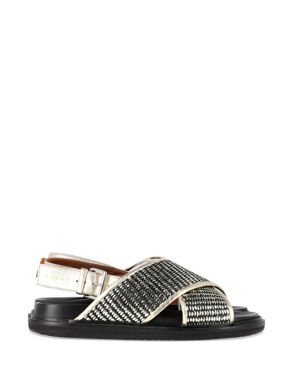 Marni Pre-Owned Fußbett Slingback-Sandalen - Gold