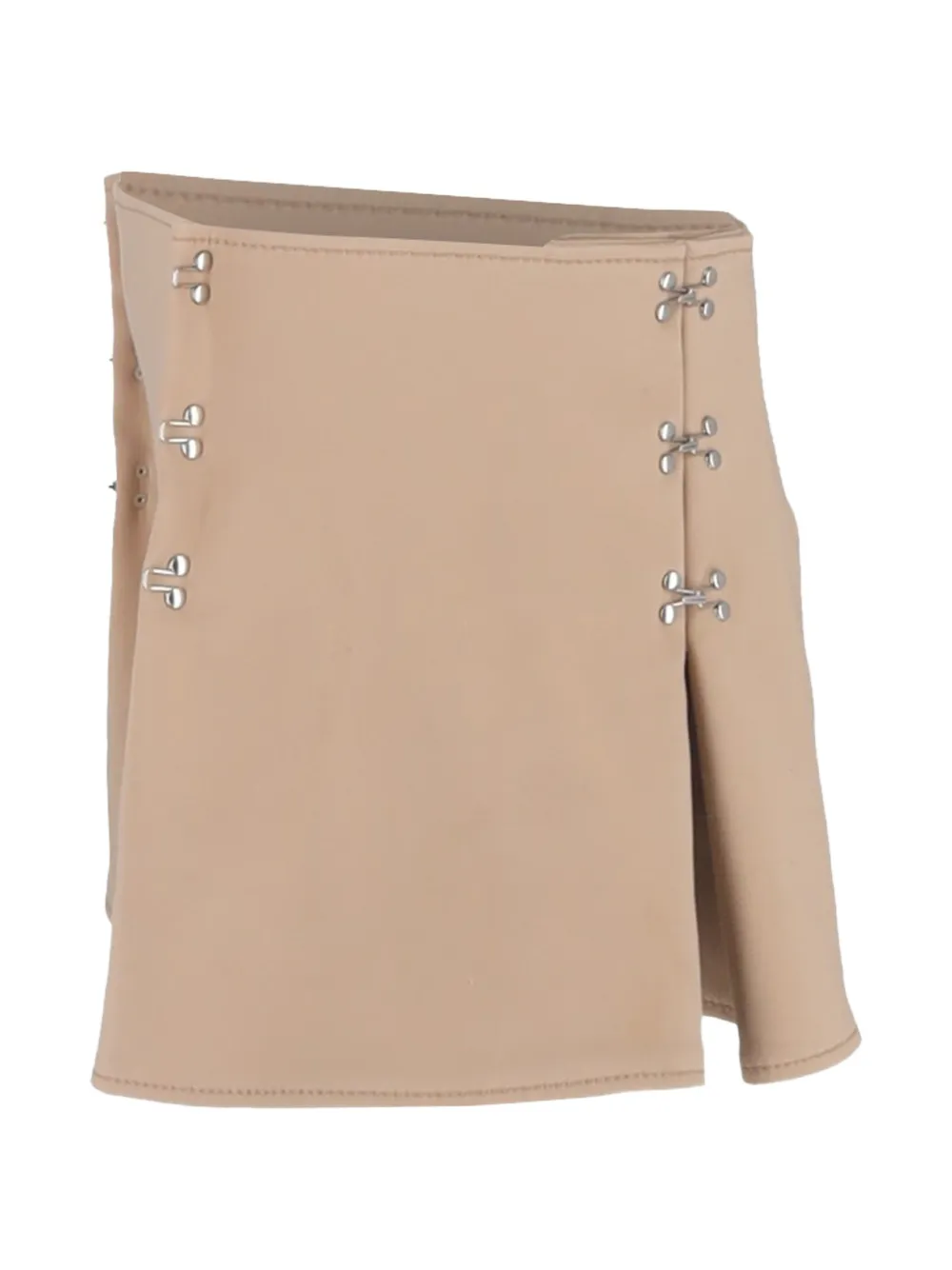  Dion Lee Hook-fastening Mini Skirt - Neutrals 
