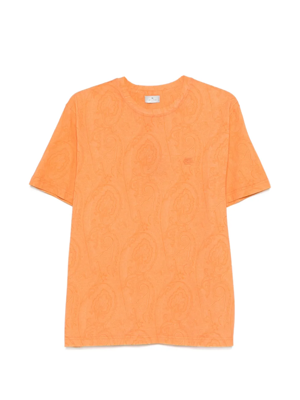ETRO paisley-print T-shirt - Arancione