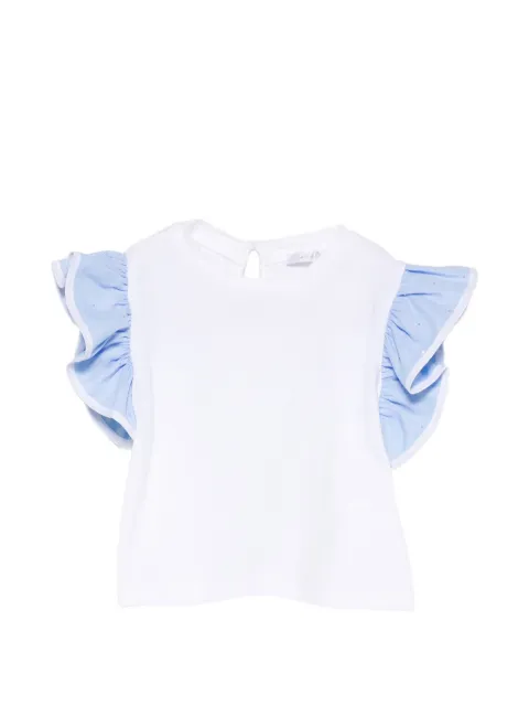 Miss Grant Kids ruffled-sleeve T-shirt