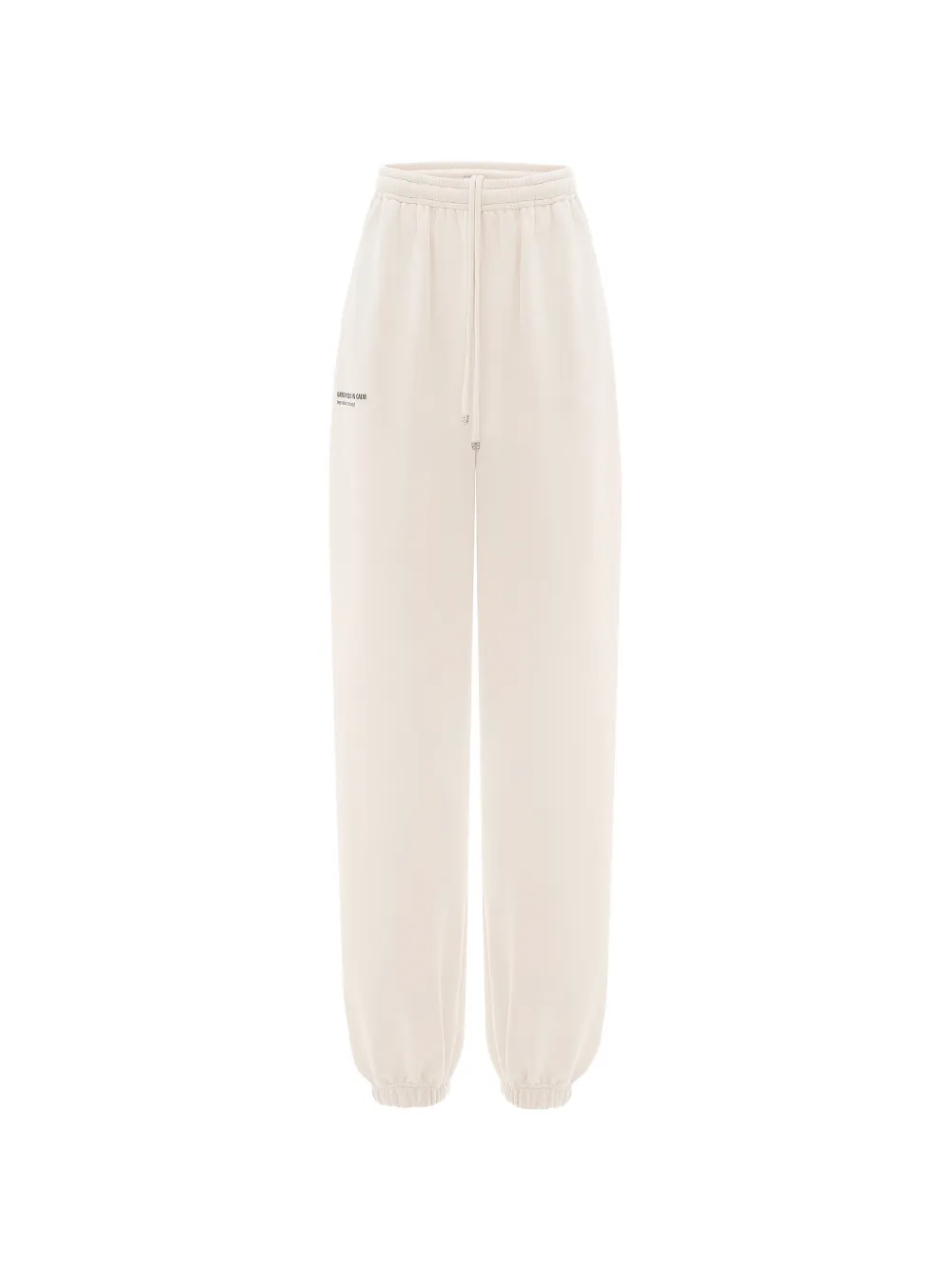 ANNAFOXY Calme drawstring track pants - Toni neutri