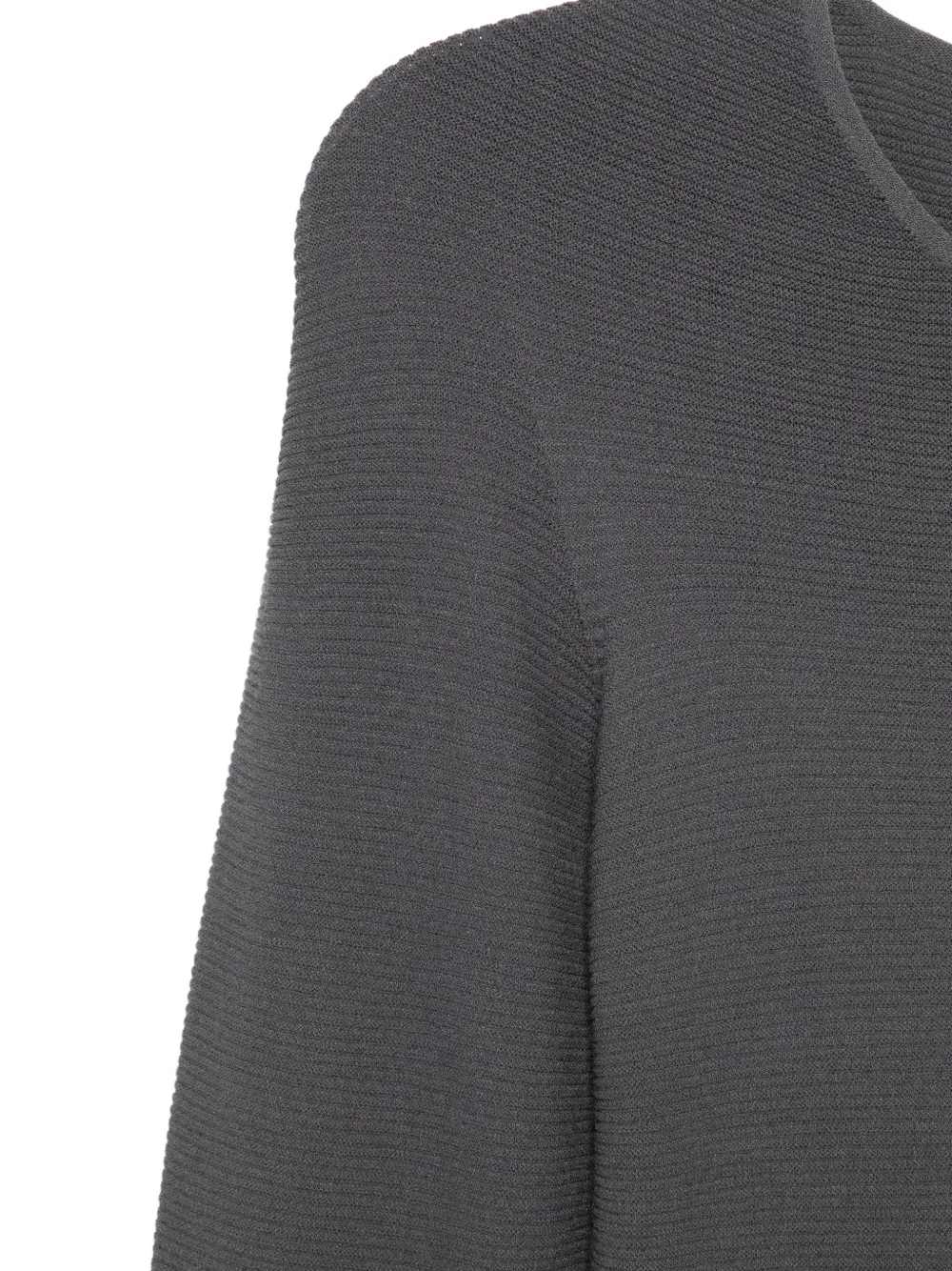 Giorgio Armani Geribbelde trui Grijs