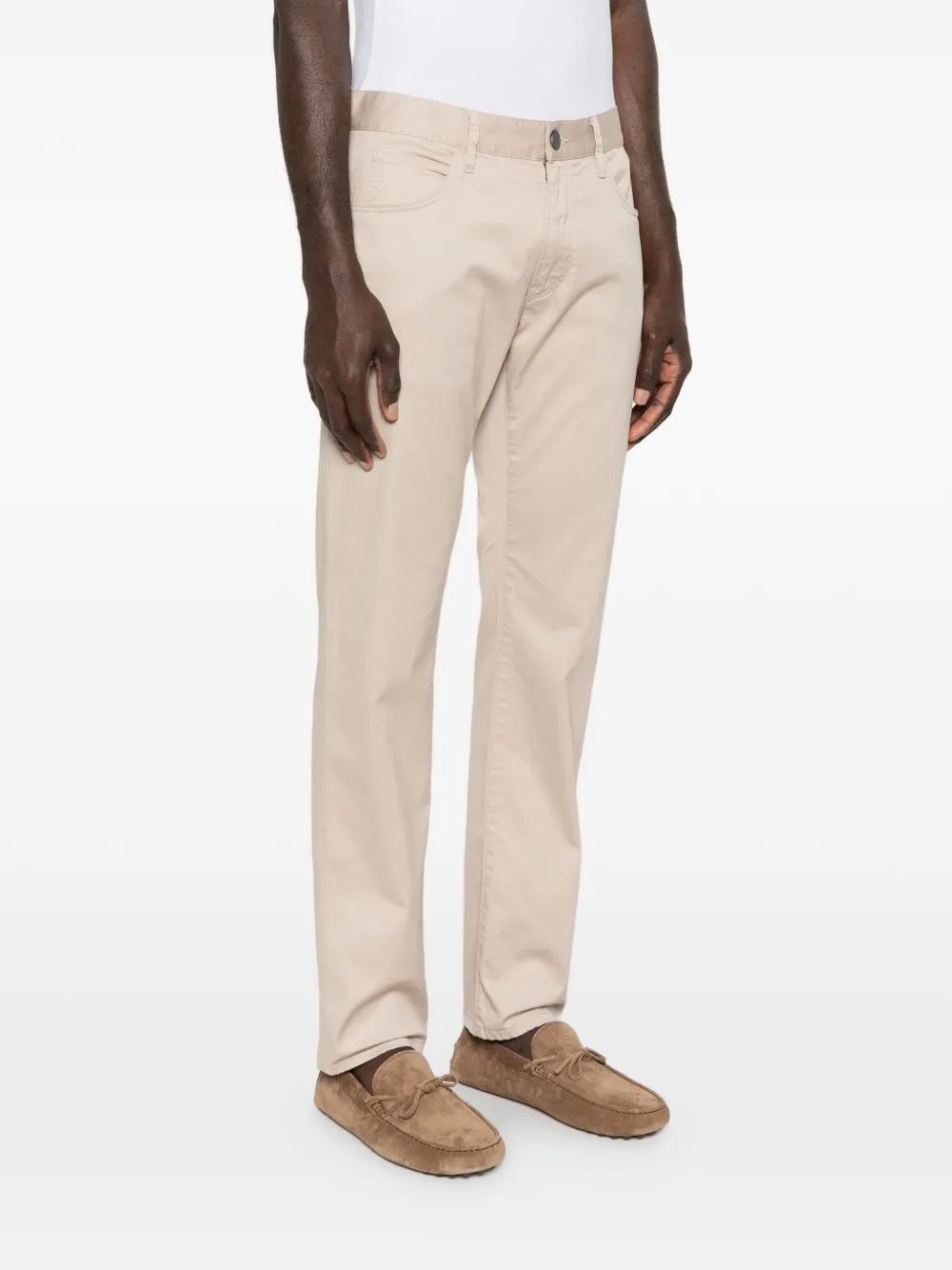 Giorgio Armani Straight broek Beige