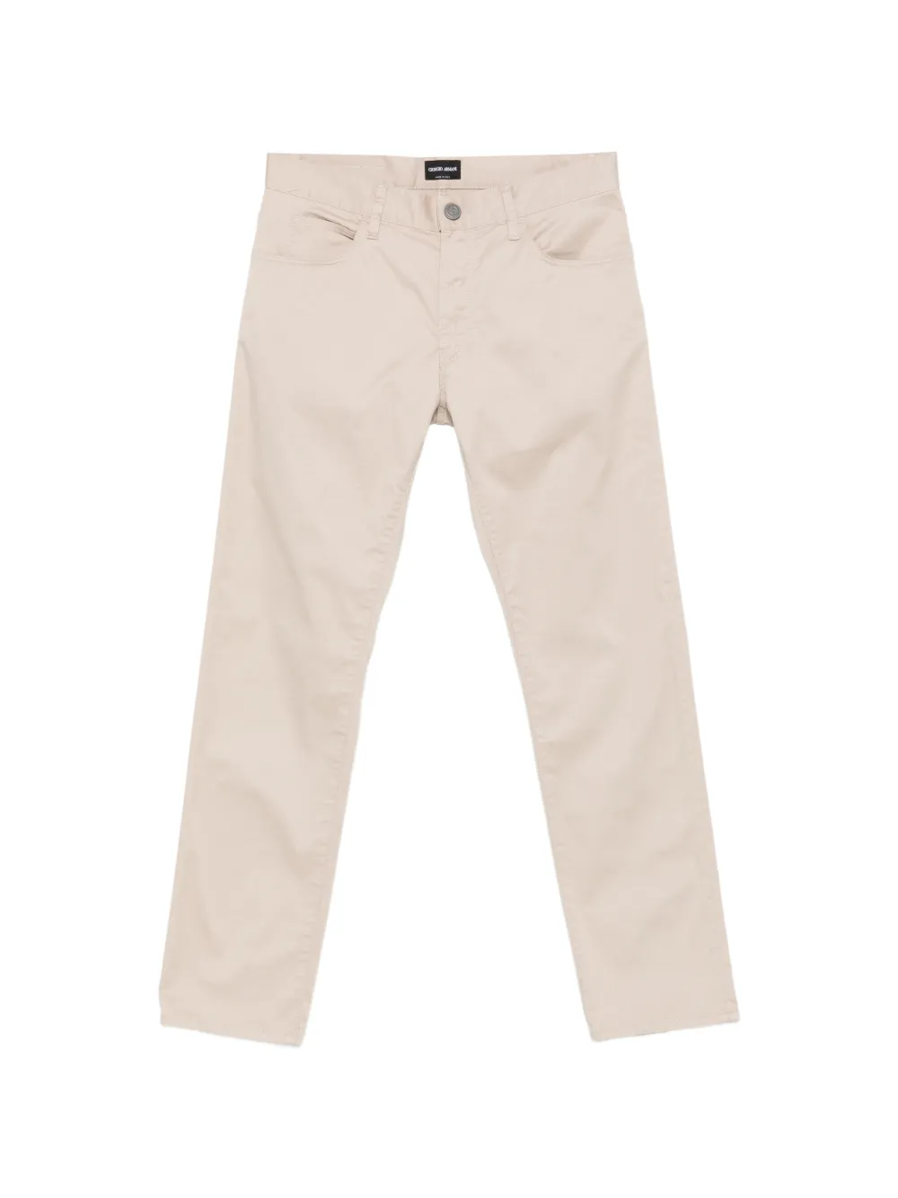 Giorgio Armani straight-leg trousers - Toni neutri