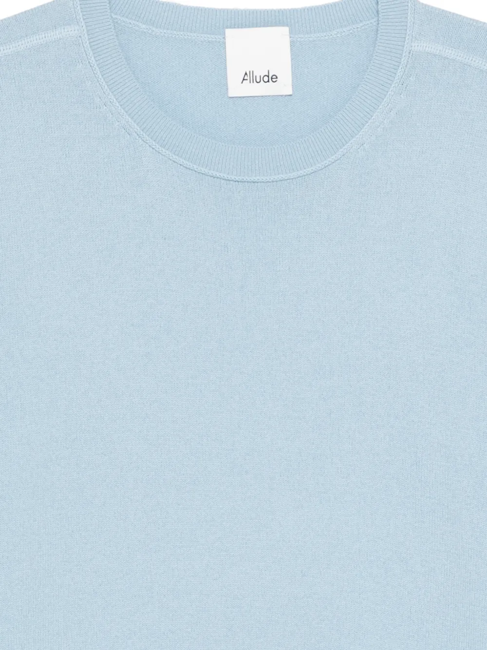  Allude Pull à Col Rond - Bleu 