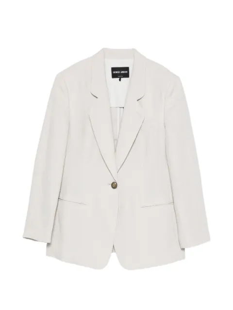 Giorgio Armani button single-breasted blazer