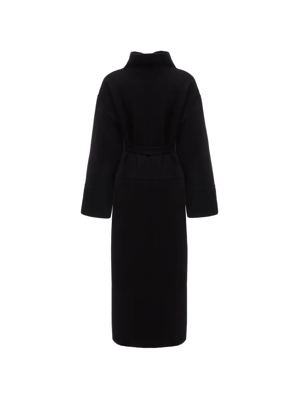 ANNAFOXY Noir Classique belted coat - Black