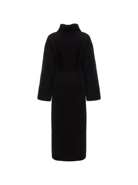 ANNAFOXY Noir Classique belted coat