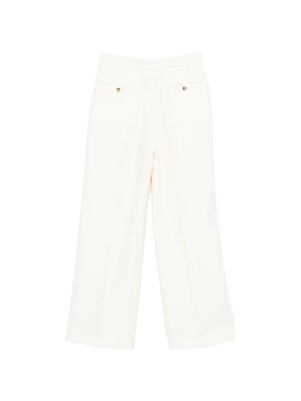 AMI Paris Low waist broek Beige