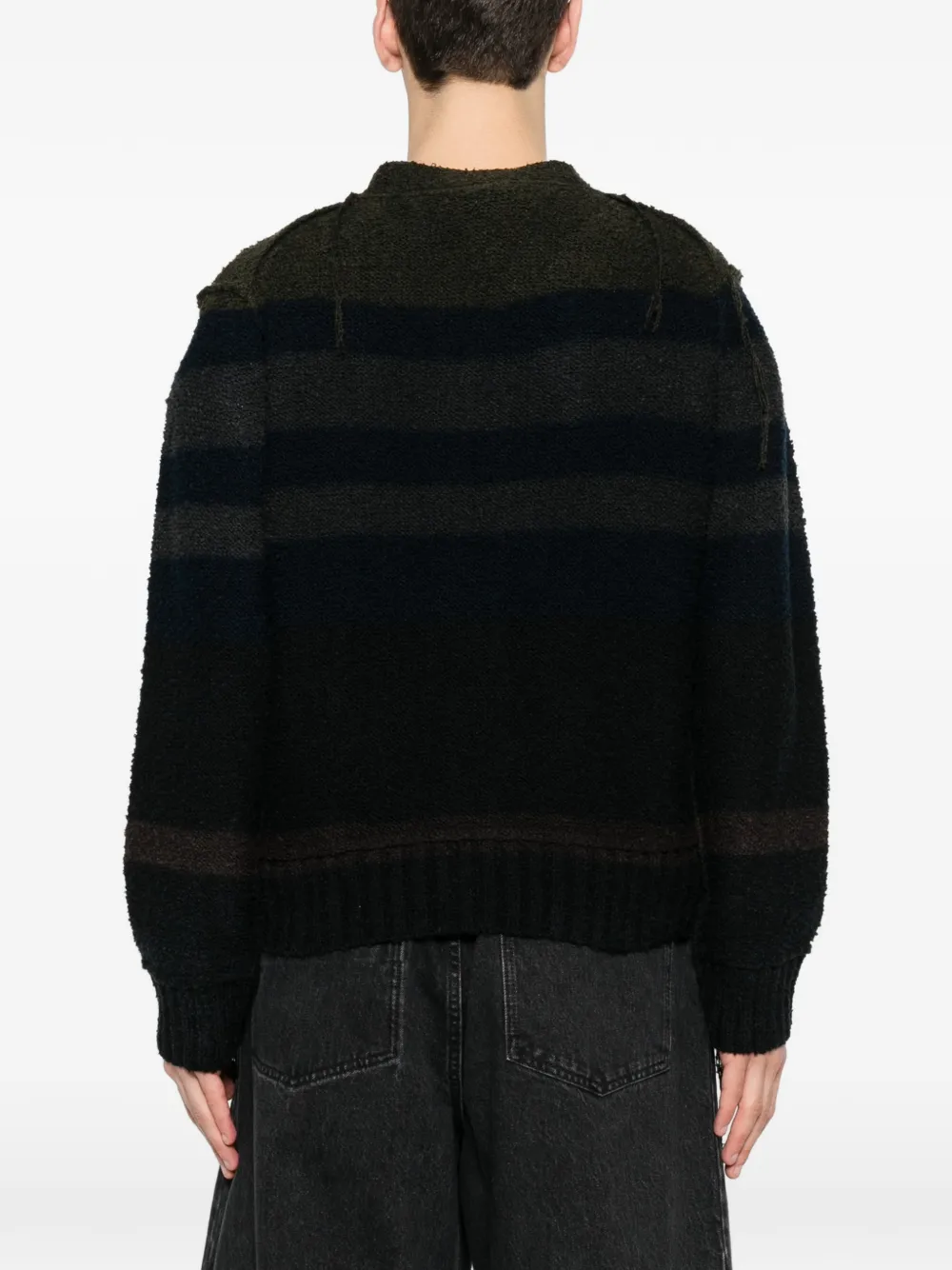 sacai Gestreept vest Zwart