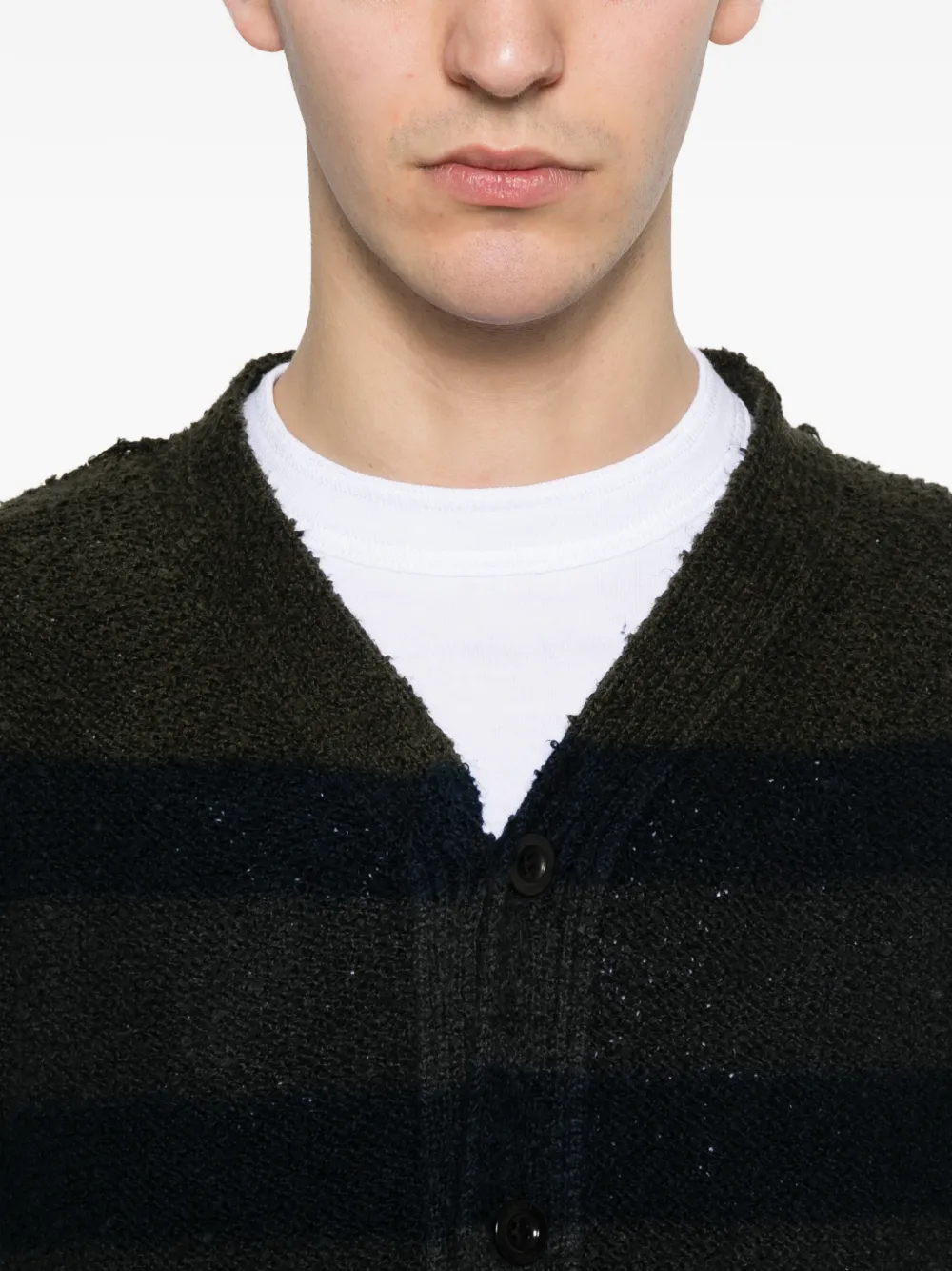 sacai Gestreept vest Zwart