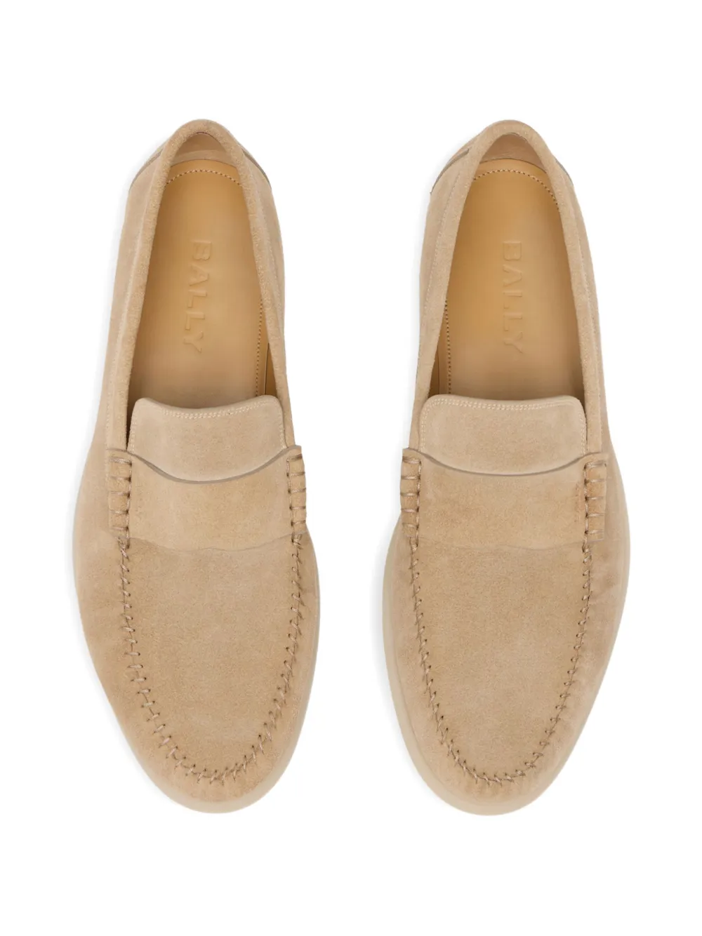 Bally Loafers met ronde neus Beige