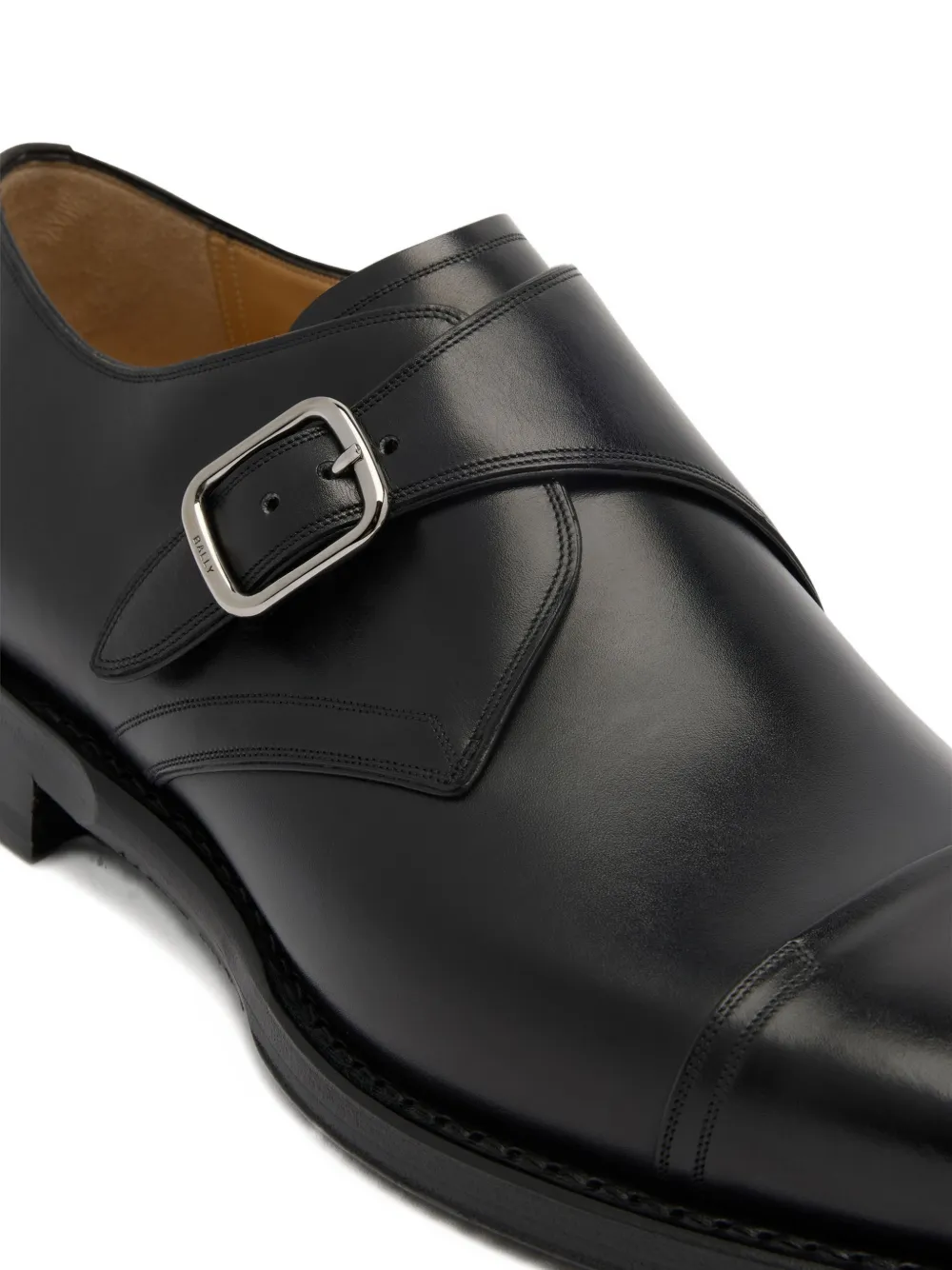 Bally Leren Oxford schoenen Zwart