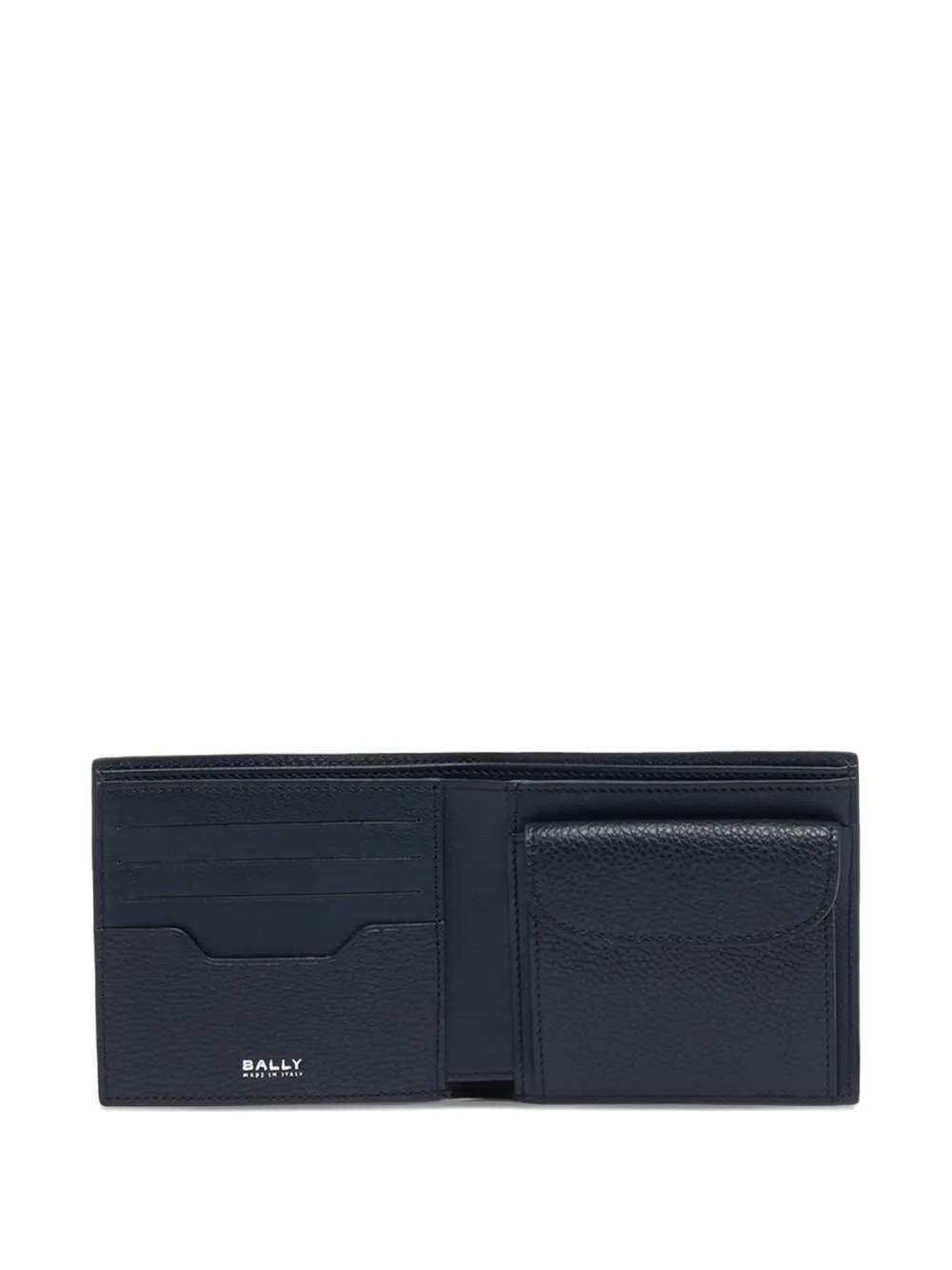  Bally Capitol Grained-leather Wallet - Blue 