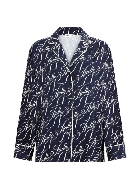 Bally twill print shirt