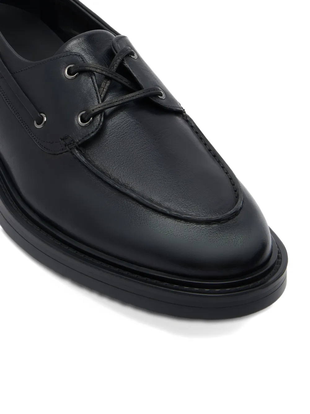 Bally B-Lug leather derby shoes Zwart