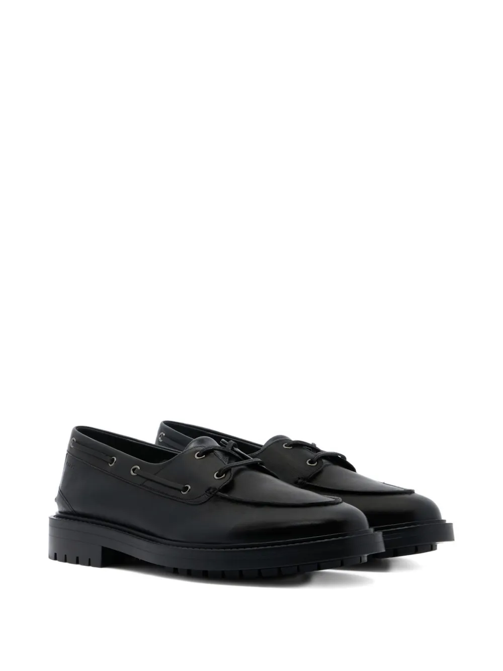 Bally B-Lug leather derby shoes Zwart