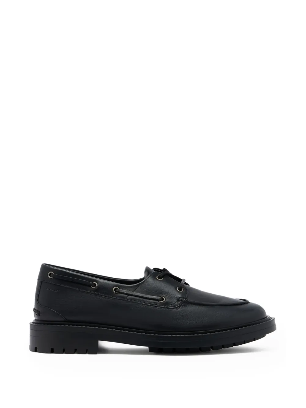 Bally B-Lug leather derby shoes Zwart