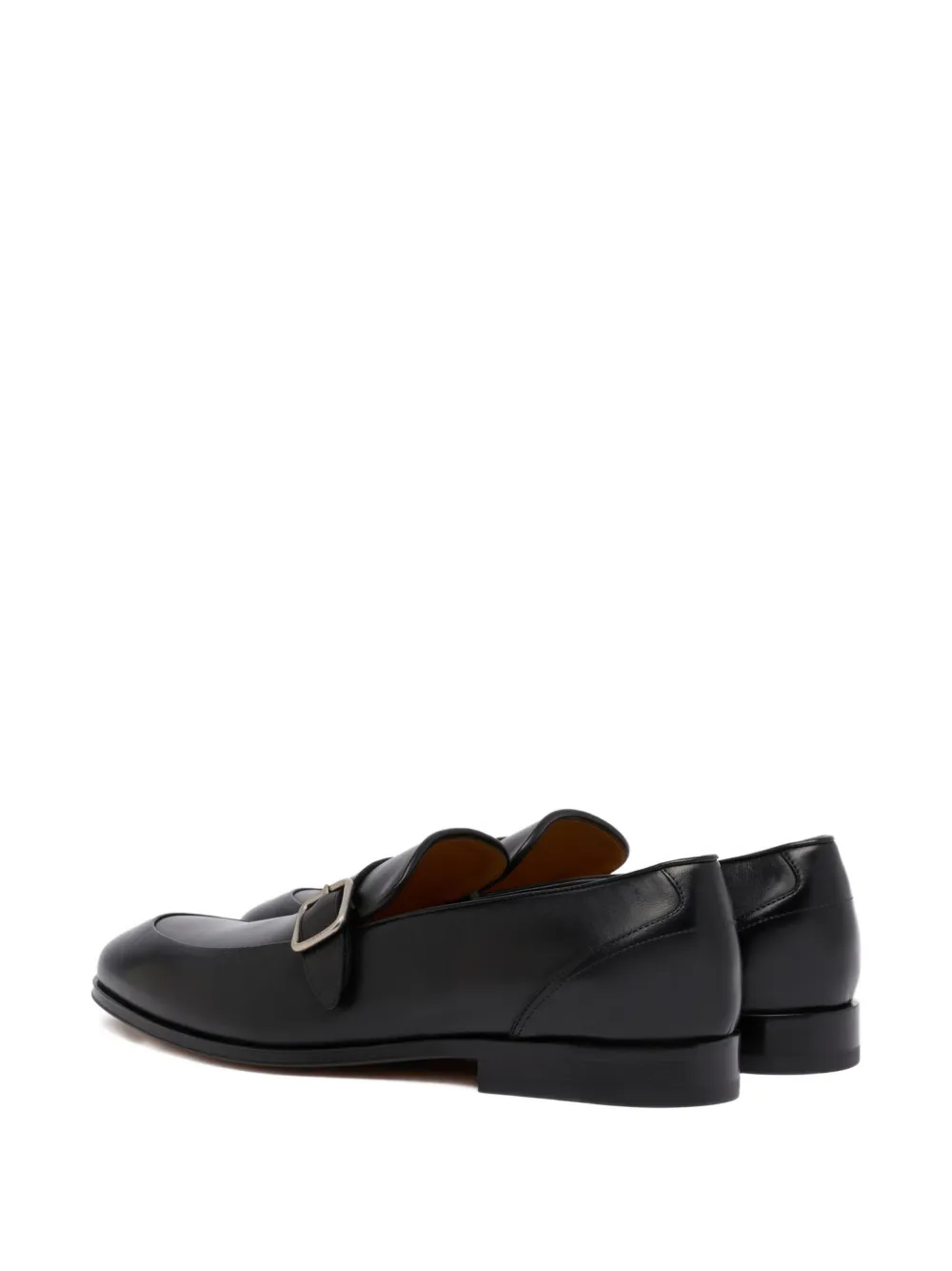 Bally Regent buckle-detail leather loafers Zwart