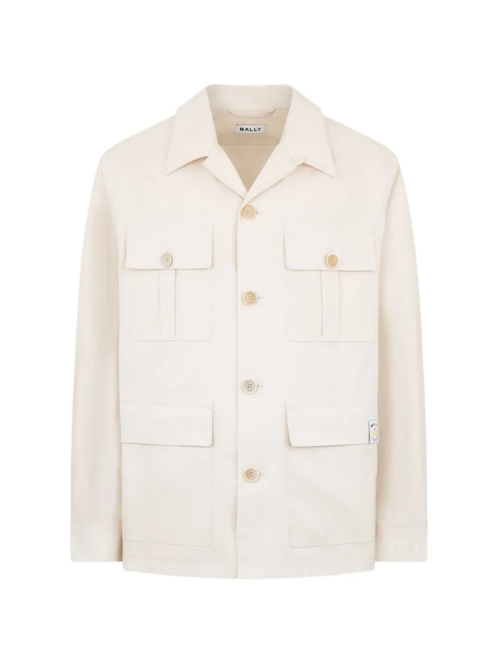 Bally Saharan flap-pocket cotton jacket - Toni neutri