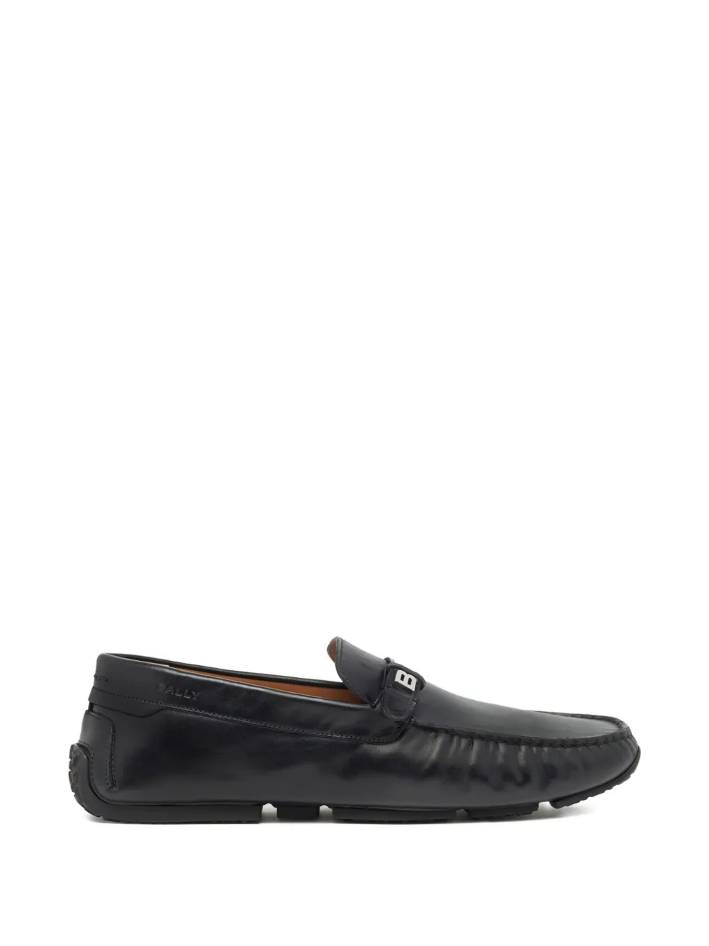 Bally Pilot Driver leather loafers Zwart