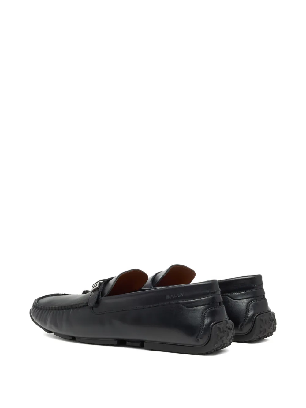 Bally Pilot Driver leather loafers Zwart