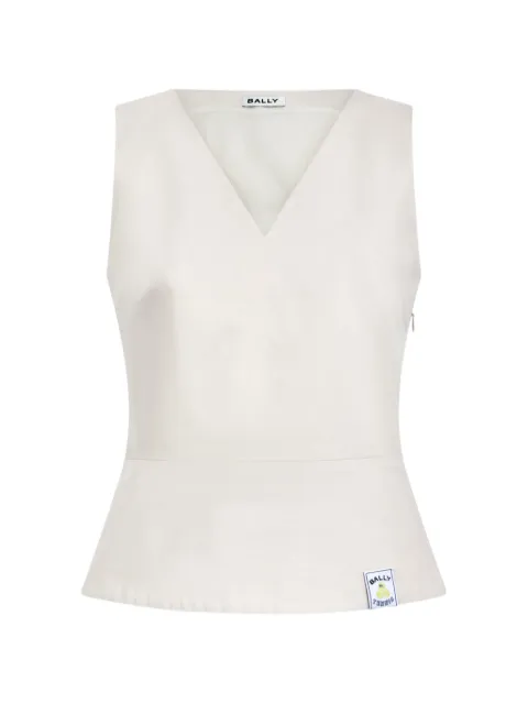 Bally V-neck sleeveless top