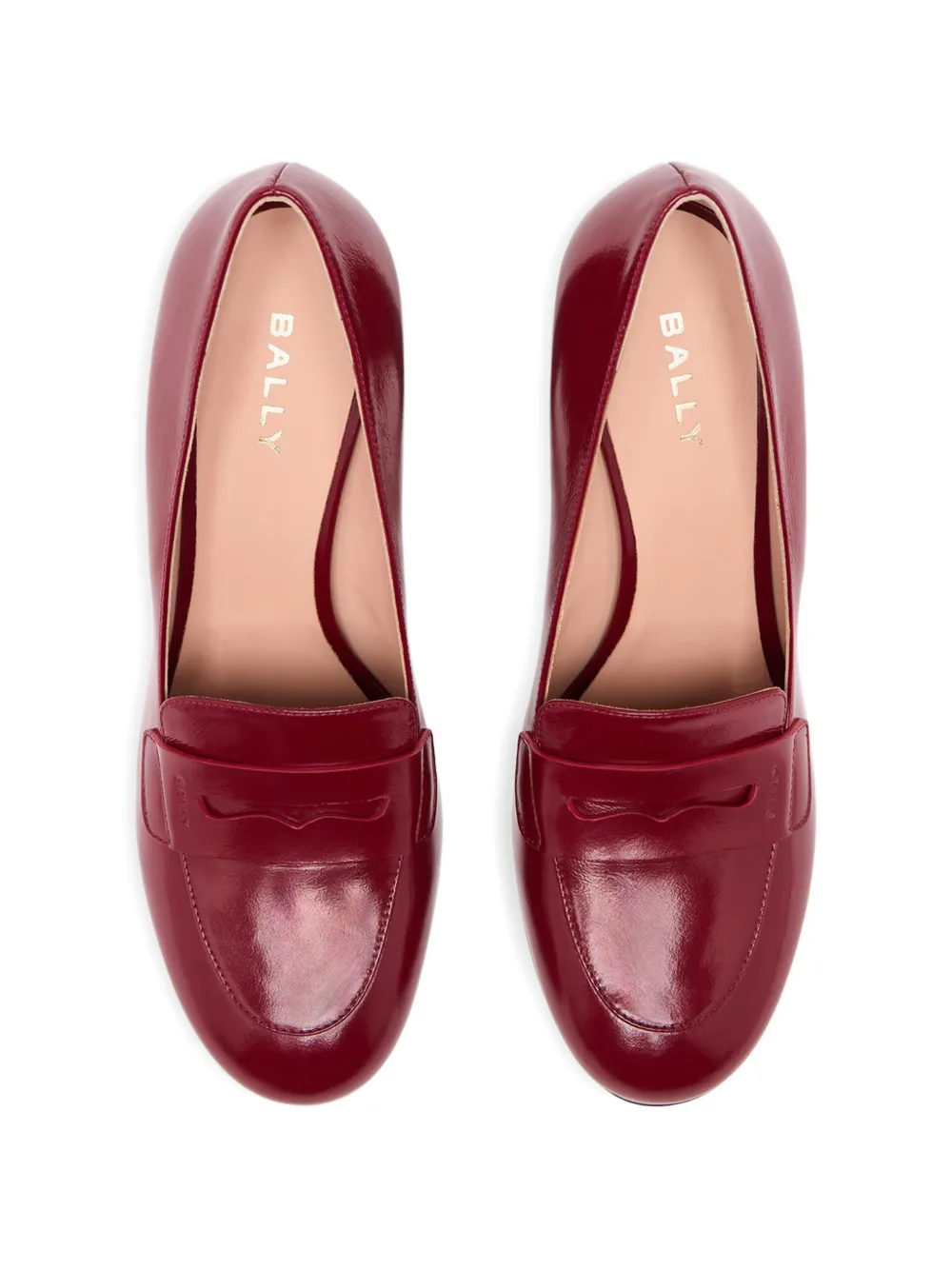 Bally Saule leren loafers Rood