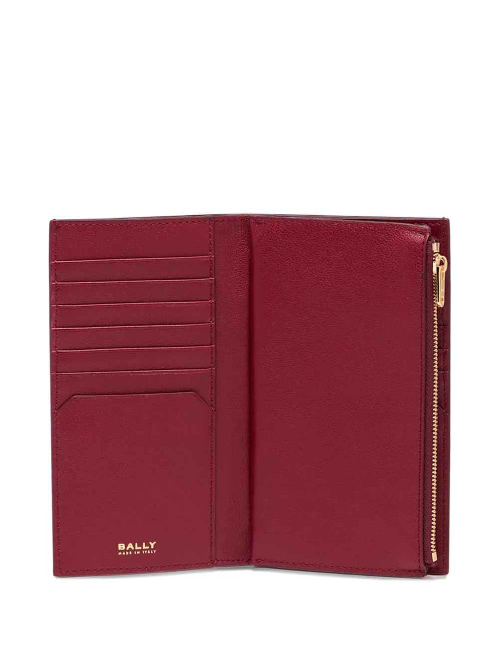  Bally Lock Me Long Wallet - Red 
