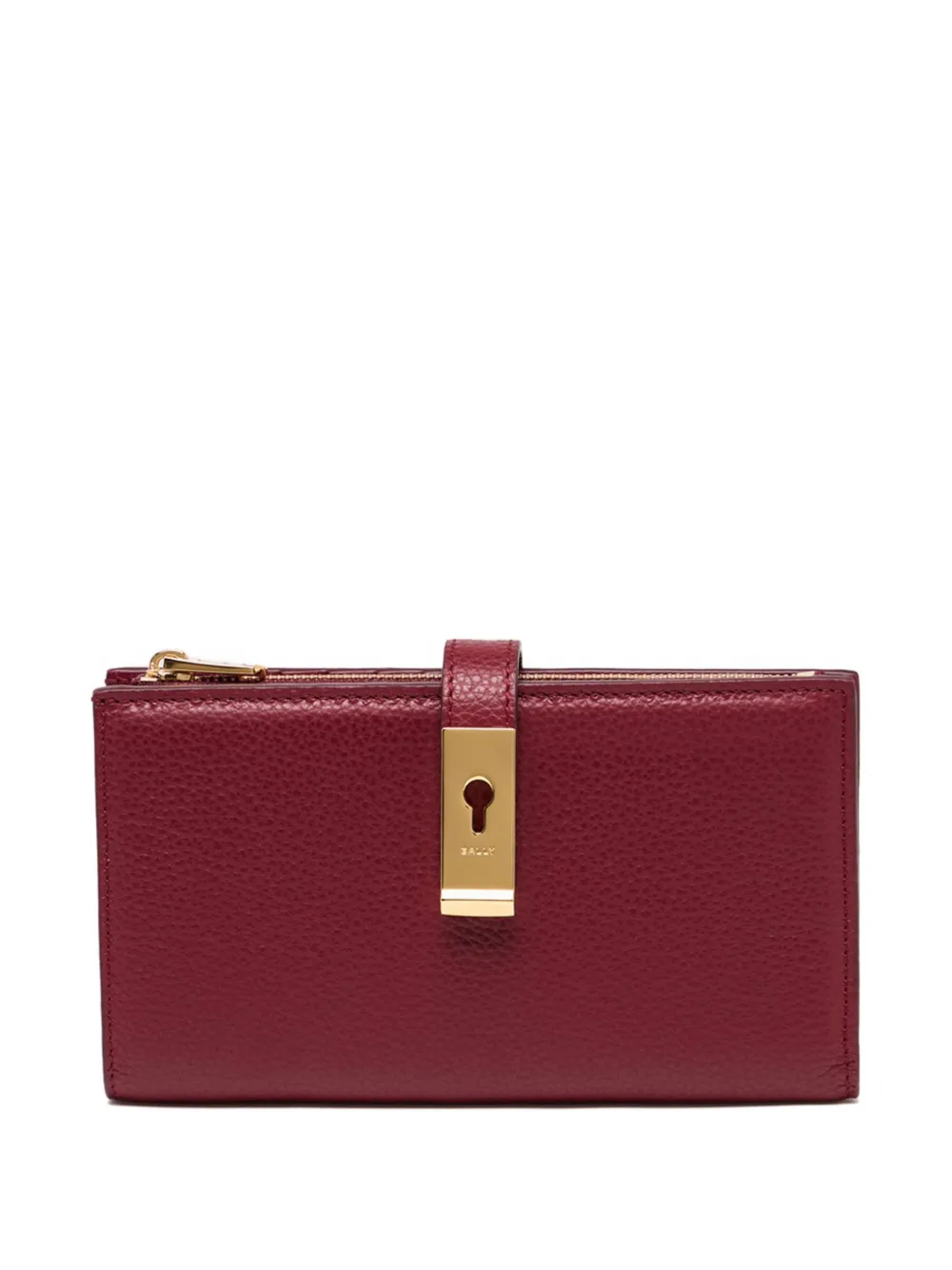 Bally Lock Me long wallet - Rosso