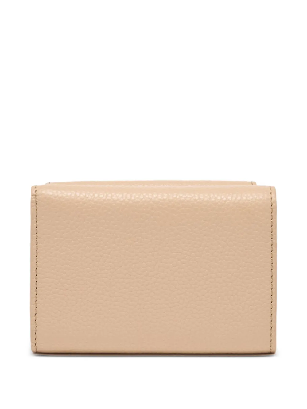  Bally Lock Me Grained-leather Wallet - Neutrals 