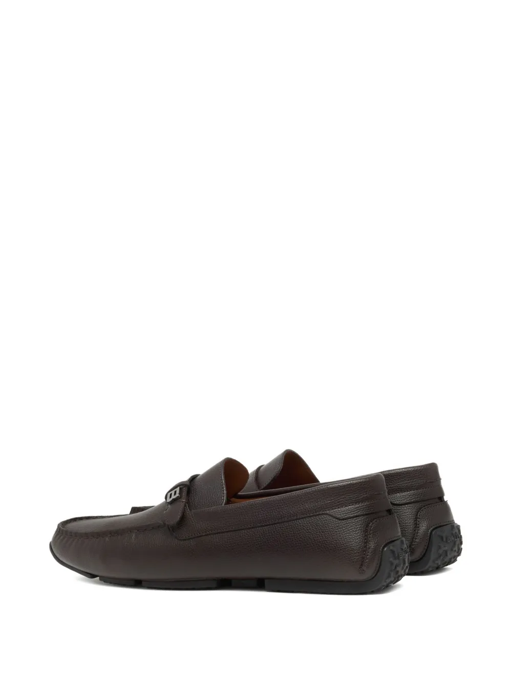 Bally Pilot Driver grained-leather loafers Bruin