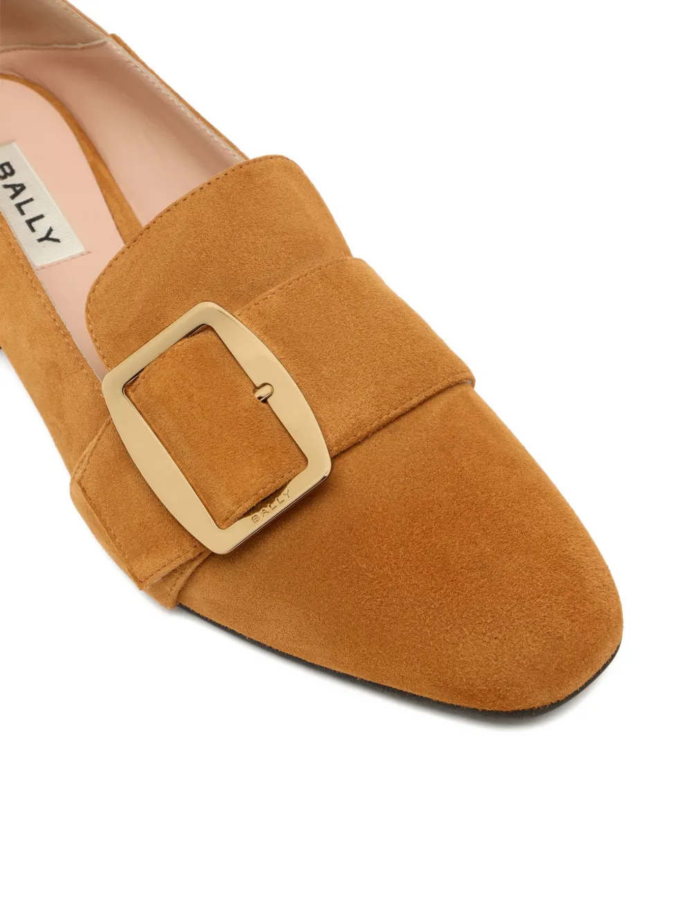 Bally Pumps met bouclé detail Bruin