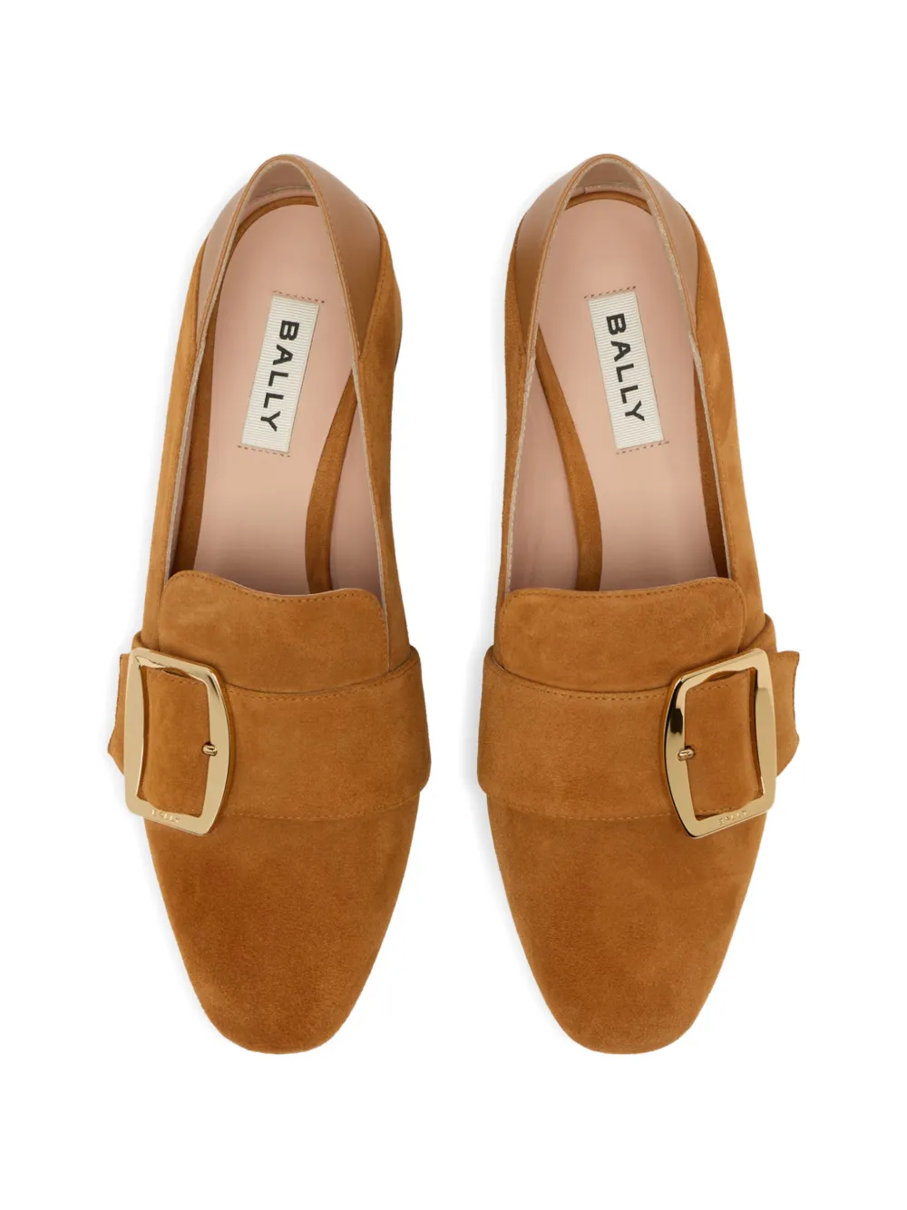 Bally Pumps met bouclé detail Bruin