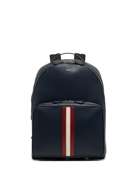Bally Mythos striped leather backpack