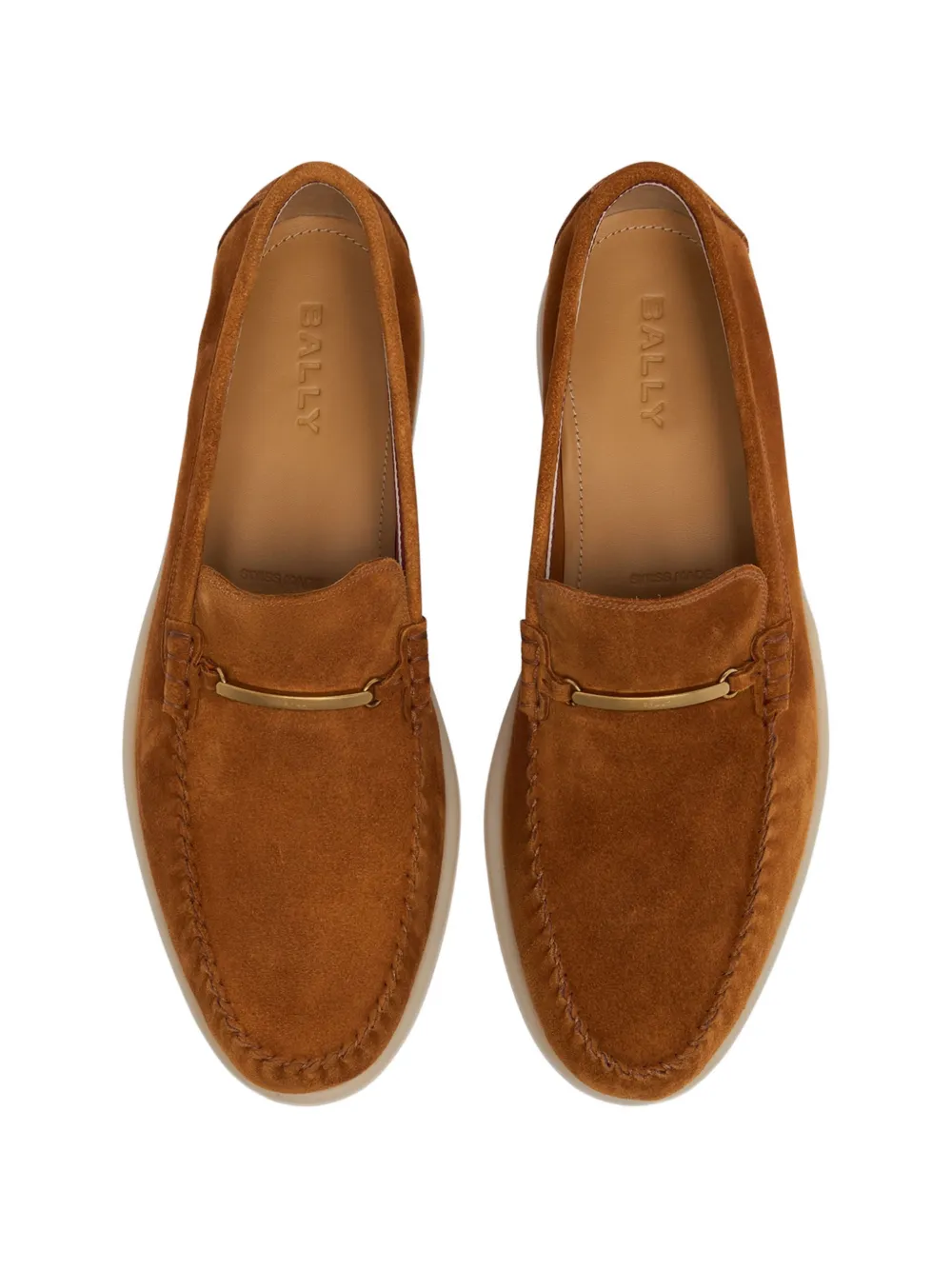 Bally Switz Moc suède loafers Bruin