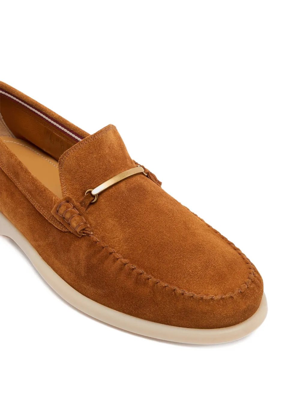 Bally Switz Moc suède loafers Bruin