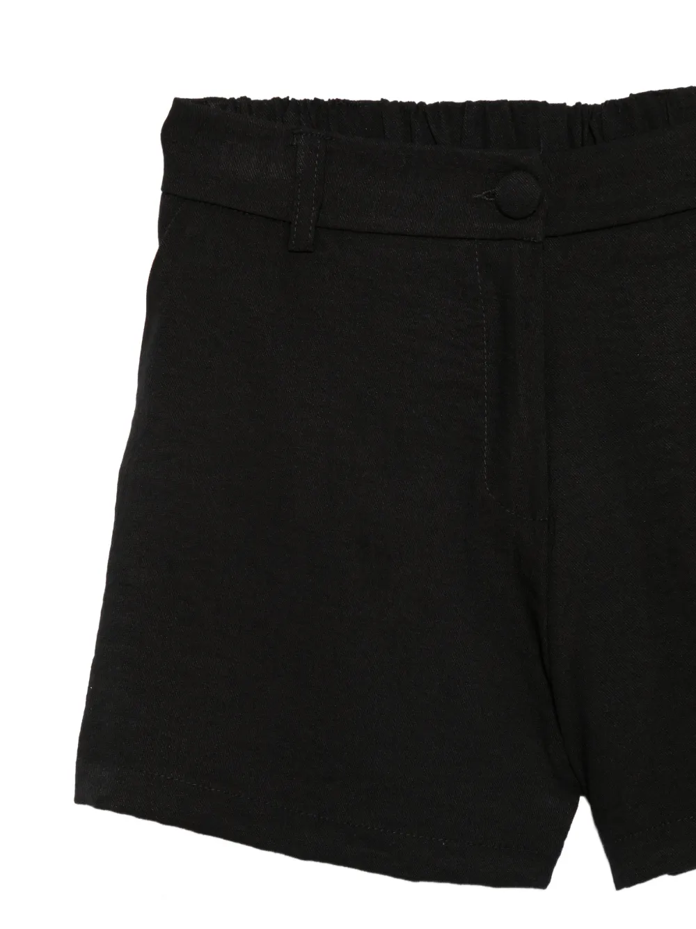  Miss Grant Kids Button Shorts - Black 
