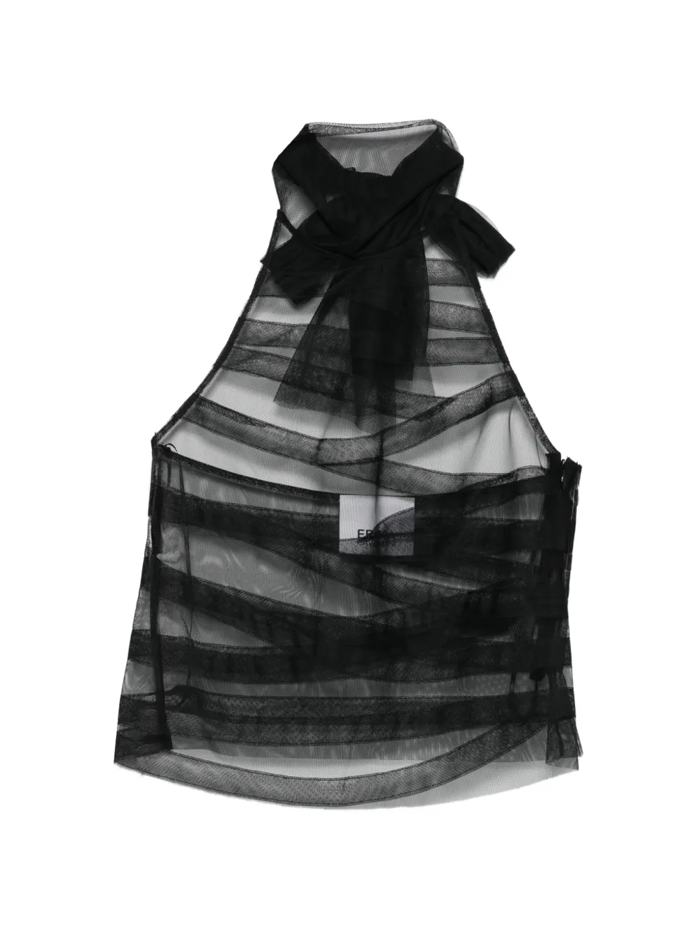 Erika Cavallini Top a righe - Nero