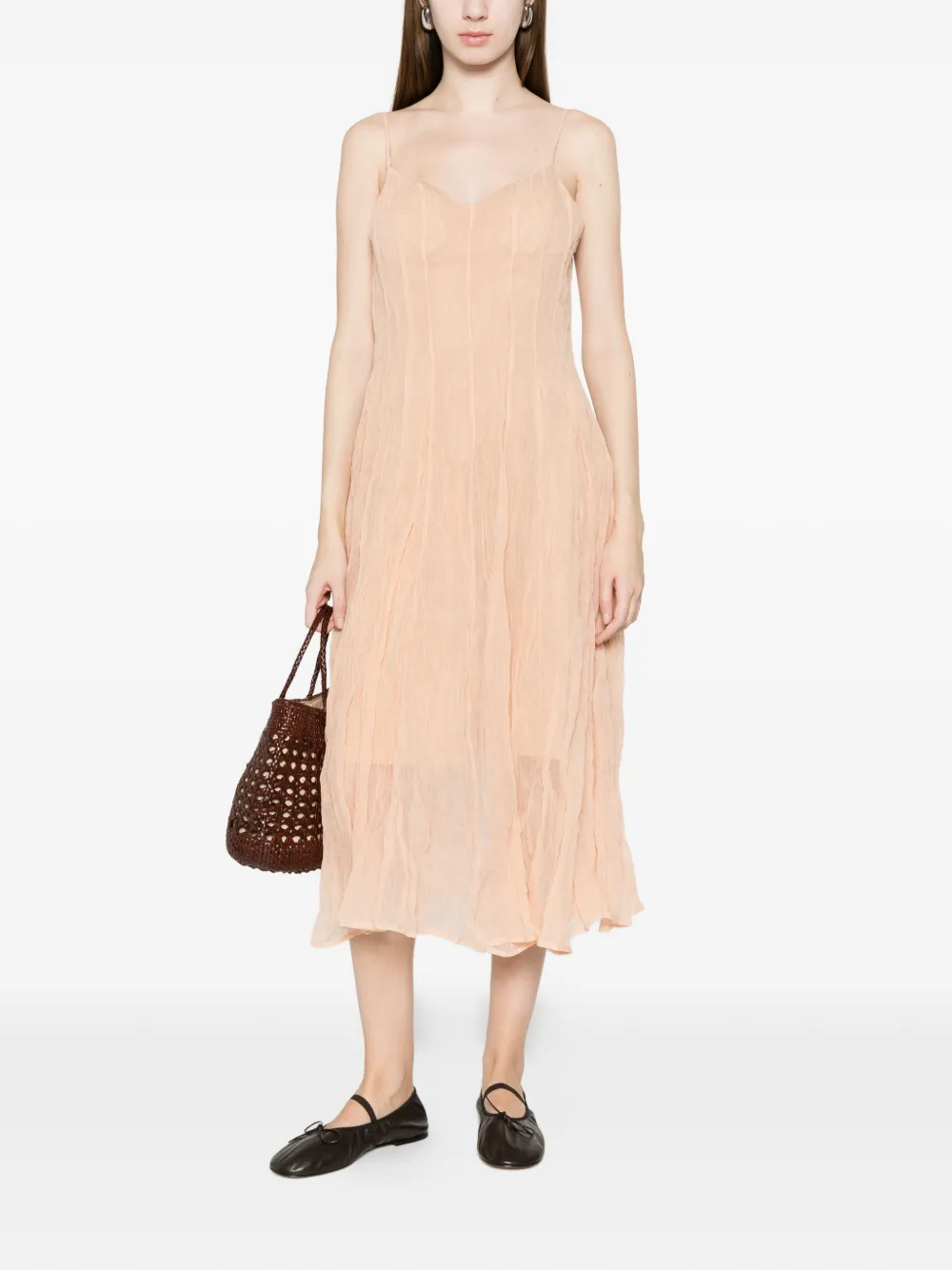  Erika Cavallini Thin-strap Dress - Neutrals 