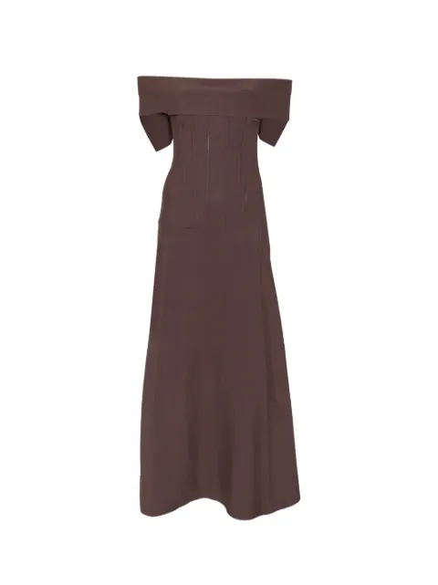 Erika Cavallini off-shoulder corset-style dress