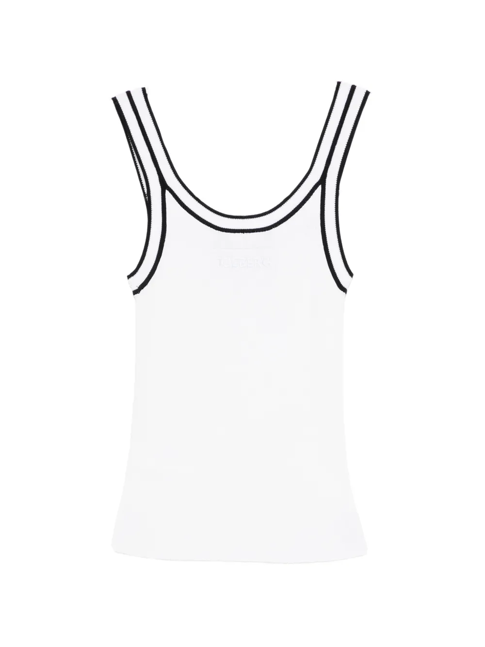  Iceberg Double-strap Knit Top - White 