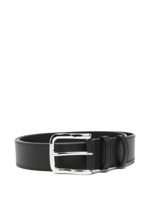 Iceberg logo-print leather belt
