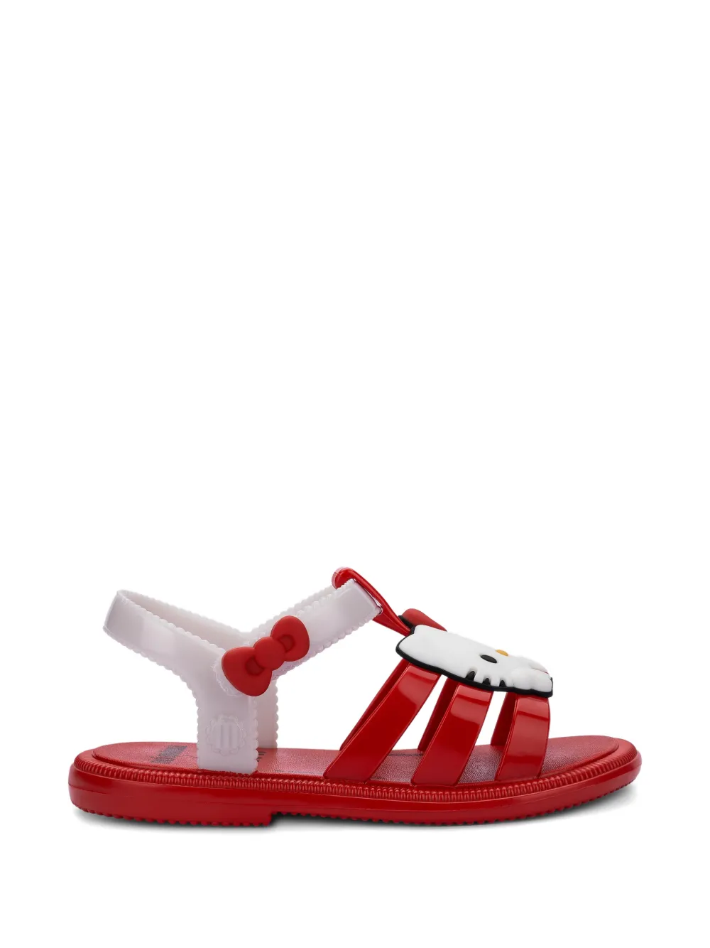 Mini Melissa applique detail sandals - Rosso