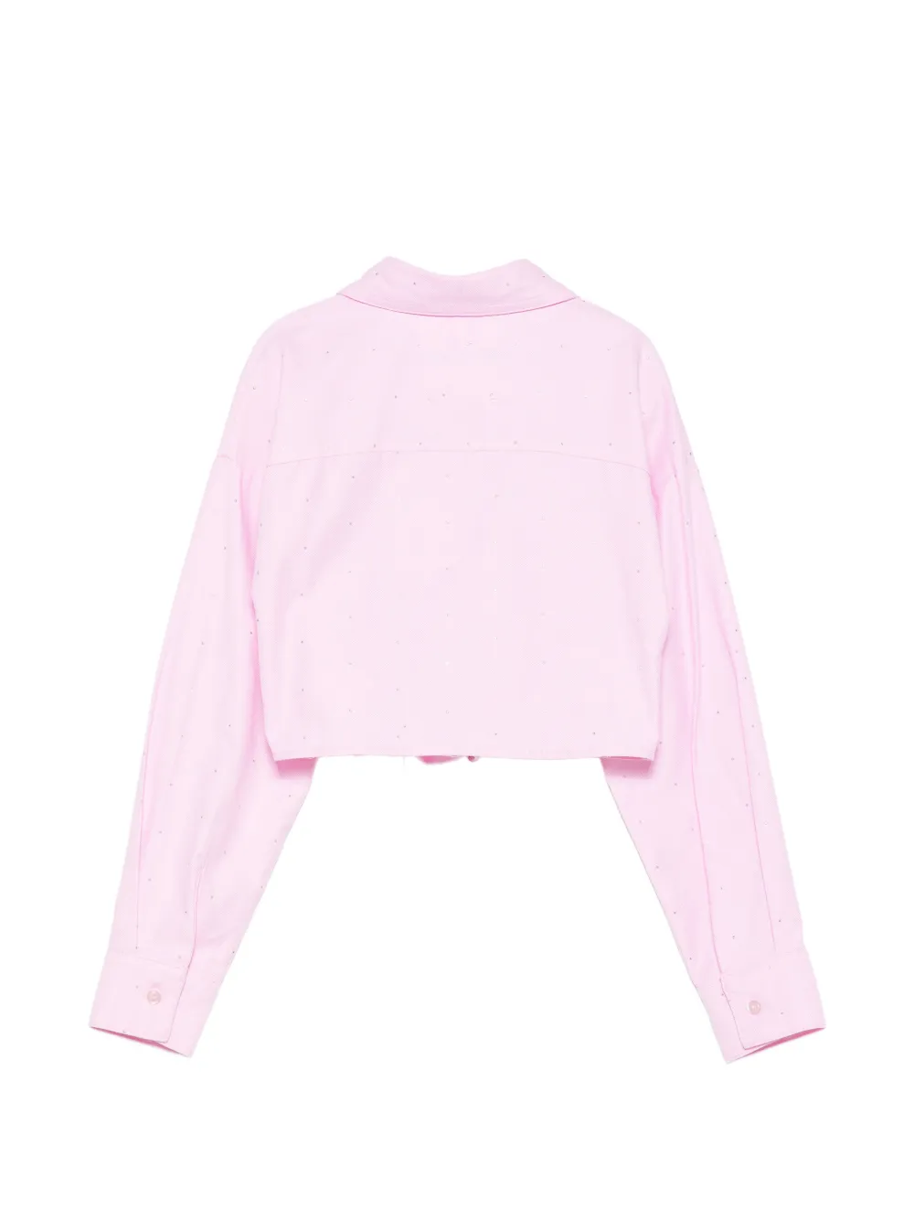  Miss Grant Kids Tie-front Shirt - Pink 