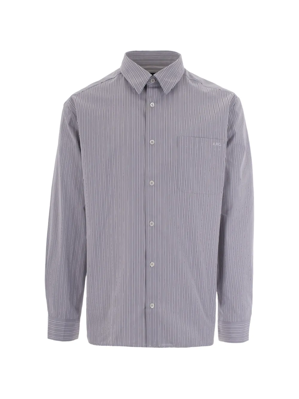 A.P.C. stripe-pattern shirt - Grigio