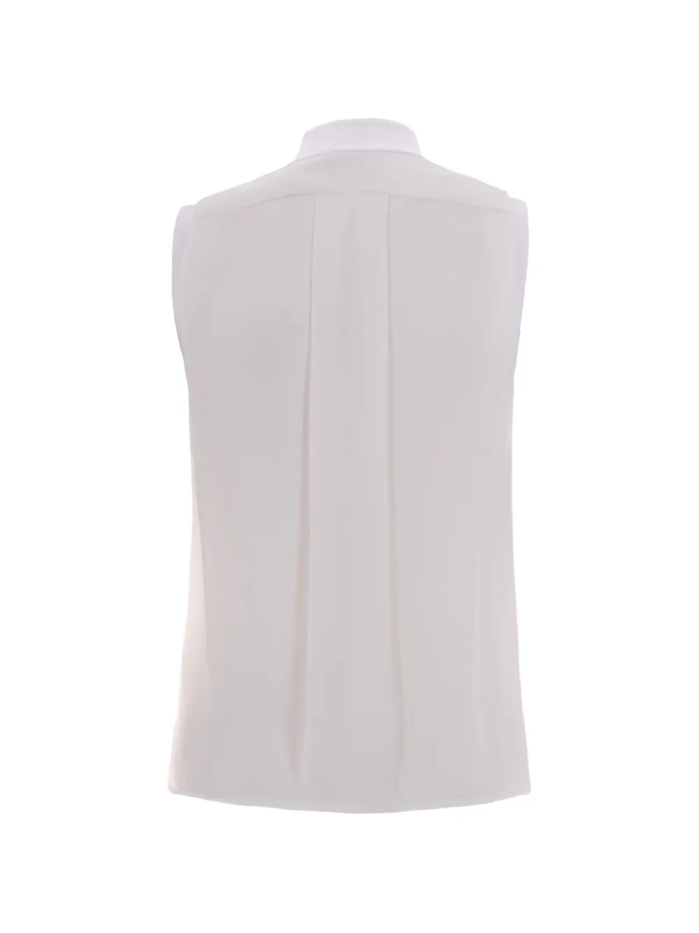 Elisabetta Franchi Gedrapeerde blouse Wit