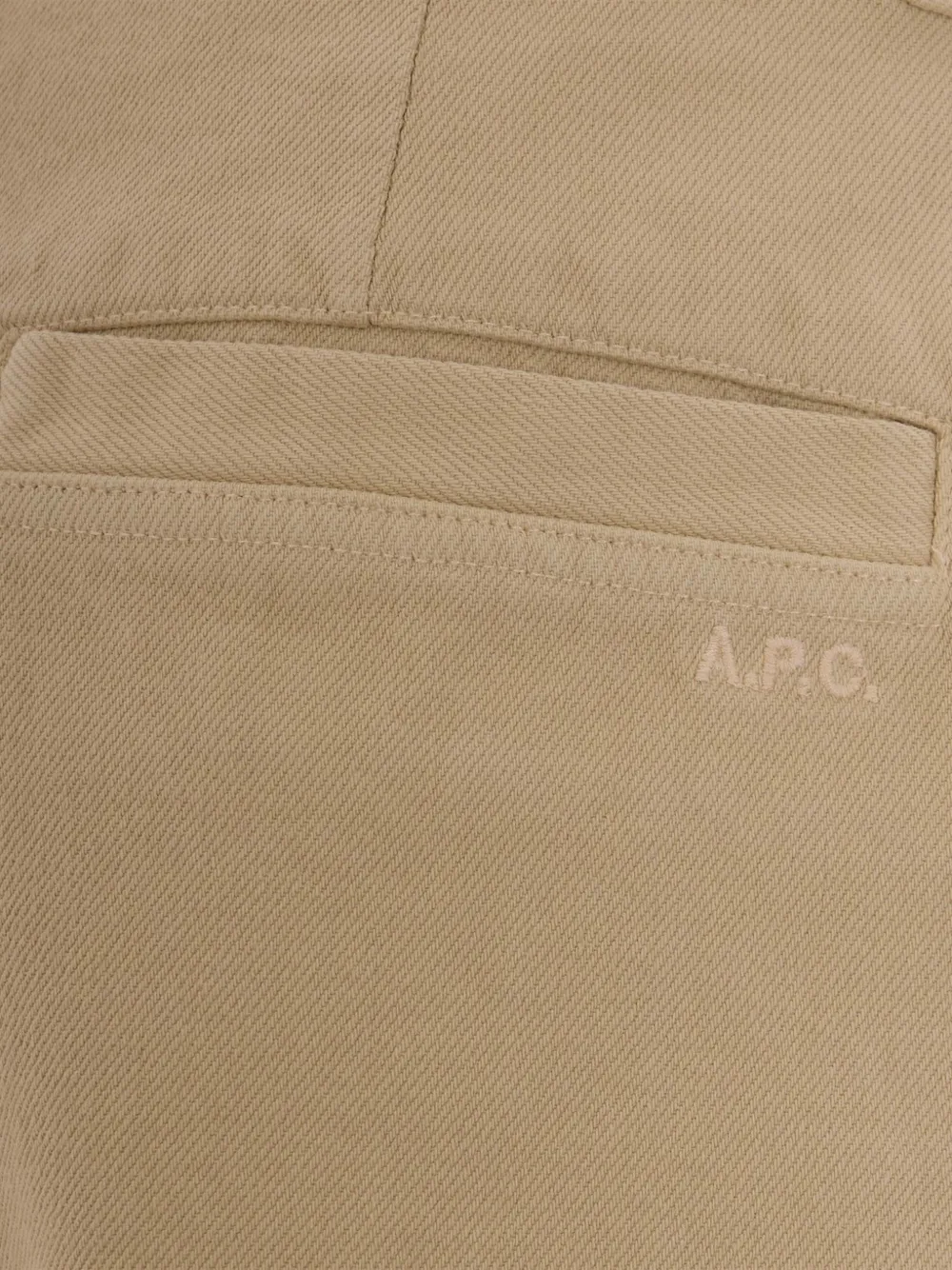 A.P.C. Straight broek Beige